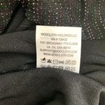 Modcloth  Shimmer On Show Dress Long Sleeve Tulip Skirt Dress Black Photo 12