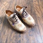 Bed Stu • Fury saddle oxfords tan taupe leather lace up shoes beige Photo 3