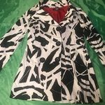Rue 21 Women’s Black and White Pea Coat Size M Photo 0