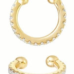 Sterling Silver BNIB - Ear Cuff - 925  - 14K Gold Plated. Photo 0