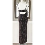 Jump Juniors' Strappy Slinky Slim-Fit Gown, Black / Gold Size 7/8 New w/Tag $149 Photo 6