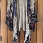 Flying Tomato  Open Front Hi-Low Peasant Kimono Cardigan Women’s size M/L​ Photo 0