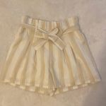 Francesca's Tan Paper bag Shorts Photo 1