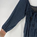 Madewell  Lucie Tie-Back Long-Sleeve Jumpsuit‎ in Carmine Floral Wide Leg Photo 6