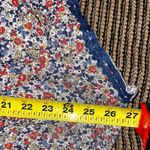 Torrid Size 2 (2X) Floral Lace Trim Cap Sleeve Blouse 100% Cotton Photo 4