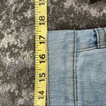 7 For All Mankind Dojo Wide Leg Flare Jeans Light Wash Denim Photo 9