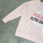 Wildfox Couture Retro Babe Roadtrip Sweatshirt Oversized Pink Salt Barbie Size M Photo 4