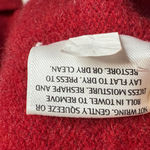 Eileen Fisher  Red Wool Button-front Cardigan Sweater Jacket Blazer W1991 Sz L Photo 6