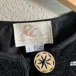 Elegant Black Patterned Cape by Size L Photo 2