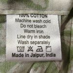 NWT Daughter's of India Diya Mini in Pistachio Cotton Blockprint Dress XS Green Photo 4