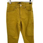 Universal Standard High Waisted Skinny Jeans Mustard Yellow 5 Pocket Size 00 New Photo 2