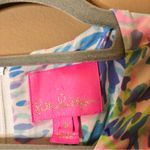 Lilly Pulitzer Darlah Ruffle Wrap Dress Shell of a party green purple Size 0 Photo 3