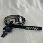 Buckle Black and Silver Embellished Belt Photo 2