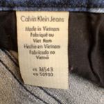 Calvin Klein Jeans  Womens Denim Short Size W29  Blue Bleach Spots Stretchy Photo 5