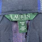 Lauren Ralph Lauren Plaid Blue Women's Dress Pants Petite Size XS Petite Preppy Photo 4