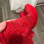 Sherri Hill Homecoming Dress Red 57572 Photo 2