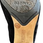 Vince Camuto  Sendra Boots Womens Black Microsuede Ankle Sock Heeled Bootie Photo 7