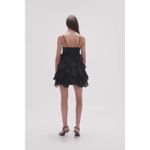 AJE. black ELSIE PLEAT MINI COCKTAIL PARTY DRESS size 8 Photo 1
