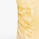 ZARA NWT  YELLOW PRINTED TULLE MIDI DRESS SIZE XS Photo 7