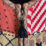 Susan Bristol Vintage  Scottie Dog Cardigan Zip Up Sweater Size Petite Medium Photo 1