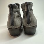 Vince Camuto  Booties Women's 8 M Gray Suede Perdula Ankle Boots Back Zip Boho Photo 11