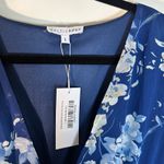 Baltic Born Montaigne Ruffle Chiffon Maxi Dress in Navy Blue Floral Photo 7