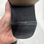 Naked Feet Womens Beta Bootie Leather/Suede Upper Block Heel Peep Toe 8M Black Size 8 Photo 8