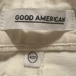 Good American  Good Skirt Coated Silver Metallic Mini Length Size 4 Women's Photo 12