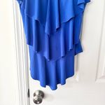 Magicsuit Cobalt Blue Rita Ruffle Tankini Swim Top 6006044 Size 10 Beach Pool Photo 3