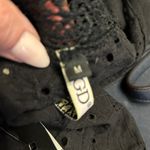 Golden Days Paris NWT  black eyelet crop top, M Photo 4