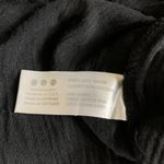 Three Dots  Black Crinkle Pull On Pants XL Wide Leg Boho Textured Lightweight Photo 5