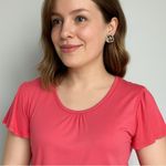 Lole Lightweight Scoopneck Athletic Performance Short Sleeve Top Pink Small Photo 0