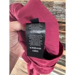 Free People  NWT Womens Burgundy Faux Suede Belted Cropped Pants sz 0 Photo 6