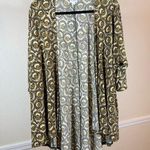 LuLaRoe Women’s Boho Sunflower Print Kimono Open Front Cardigan Flowy Lightweight Duster Photo 4