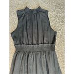 Draper James  RSVP women's XL sleeves tiered smocked maxi dress black metallic Photo 3