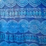 Mystic Royal blue lace dress size with peekaboo waist size small Photo 4