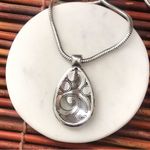 Brighton  Teardrop Pendant Scroll Necklace Photo 1