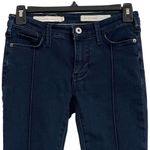 Pilcro and the Letterpress SZ 25 Skinny Jeans Mid-Rise Stretch Zip-Fly Dark Wash Photo 1