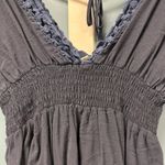 Vintage Havana Abercrombie Fitch " Cornflower Blue‎ Crochet Top Women's Juniors M Photo 3