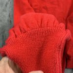 NWT Exlura Women's Bodycon Sweater Dress Size Large Pullover Red Mock Neck Photo 5