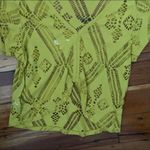 Silence + Noise Urban Outfitters Patterned Yellow Crop Top Photo 4