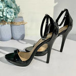 Michael Antonio  Black Ankle Strap High Heels Photo 0