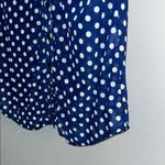 Eden & Olivia Stylish Navy Polka Dot Blouse Photo 5