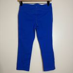 prAna ‎ Royal Blue Capri Leggings Small | Yoga Pants Stretch Activewear Photo 3