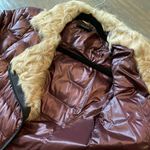 Edition Mo&Co | Women quilted down fur jacket size S Red Photo 4