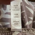 Bu Tiki Maui Noelani Anthurium Short Tunic Dress Tie Belt Brown White M/L Cotton Size undefined Photo 10