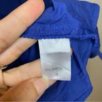 TUCKERNUCK Cotton Royal Shirt Dress Mini 3/4 Sleeve Navy Blue Sz Small Photo 8