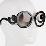 Prada Authentic  27NS Minimal Baroque Round Swirl Sunglasses Photo 7