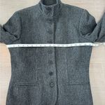 Ralph Lauren Lauren by Women's Gray Herringbone structured Blazer sz 12 Photo 11