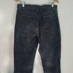 Abercrombie & Fitch Ankle Straight Ultra High Rise Distressed Jeans Black 12 Photo 6